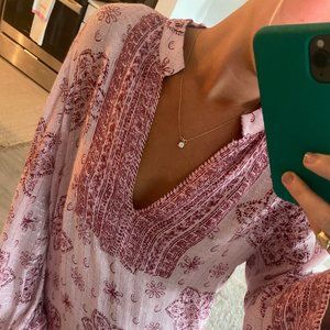 Zara Bohemian Cover Up Maxi Dress